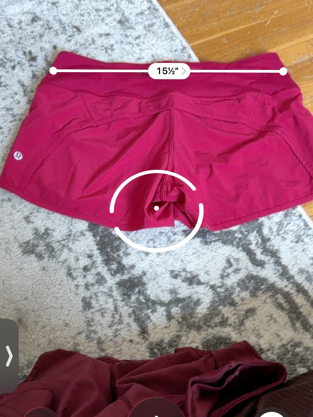 lululemon athletica Shorts bundle: Maroon, Fuchsia, and Black/grey - Picture 8 of 15